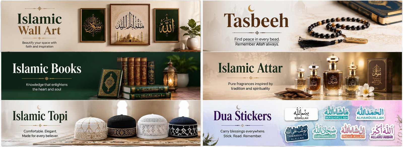 Islamic Products Online for Modern Muslim Living